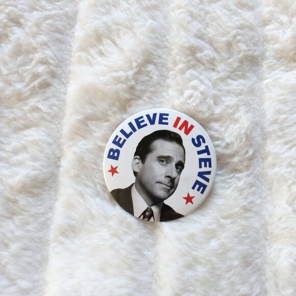 Accessories - Rare! NBC promo The Office/Steve Carell election pin button